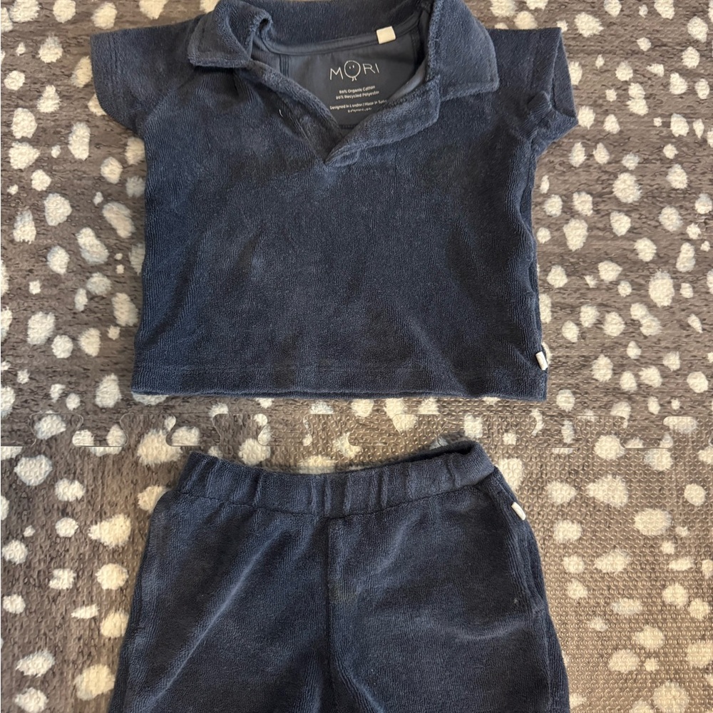 MORI Kids Navy Matching Set